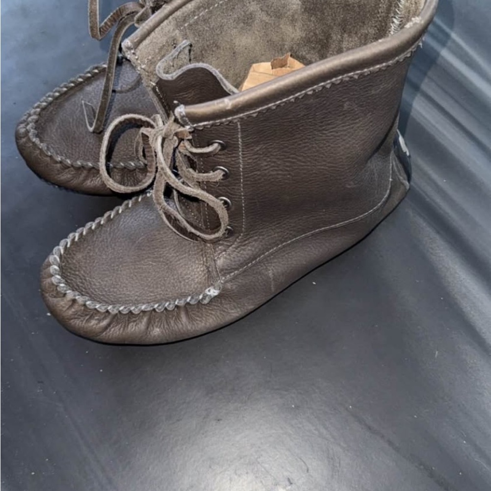 Women's Brown Leather Ankle Boots